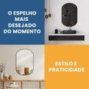 Ver imagem 7 de Espelho Decorativo Modelo Capsula 60x40cm