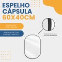 Ver imagem 6 de Espelho Decorativo Modelo Capsula 60x40cm