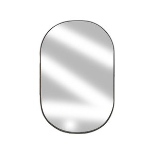 Espelho Decorativo Modelo Capsula 60x40cm para Sala Lavabo Hall Escritório