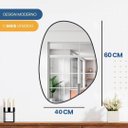 Ver imagem 4 de Espelho Decorativo Modelo Orgânico 60x40cm