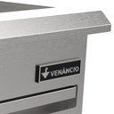 Ver imagem 2 de Conservador de Fritura Elétrico Venâncio Linha Prime Aço Inox Uma Cuba Aquecedor 18" 110v