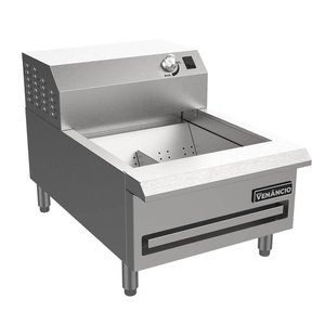 Conservador de Fritura Elétrico Venâncio Linha Prime Aço Inox Uma Cuba Aquecedor 18" 110v