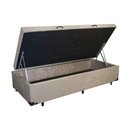 Ver imagem 1 de Cama Box Baú Solteiro Bege Suede 88 x 188