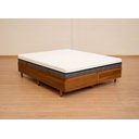 Ver imagem 2 de Cama Box Rústica Queen Size Bipartida Serenelife - Imbuia