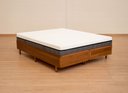Ver imagem 2 de Cama Box Rústica Queen Size Bipartida Serenelife - Imbuia