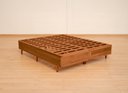 Ver imagem 3 de Cama Box Rústica Queen Size Bipartida Serenelife - Imbuia