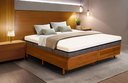 Ver imagem 1 de Cama Box Rústica Queen Size Bipartida Serenelife - Imbuia