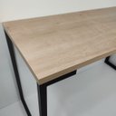 Ver imagem 5 de Mesa para Escritório 120 cm no Estilo Industrial com Pés em Metal Natura
