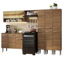 Ver imagem 3 de Armário de Cozinha Completa 261cm Rustic Emilly Madesa 08
