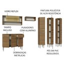 Ver imagem 5 de Armário de Cozinha Completa 261cm Rustic Emilly Madesa 08