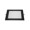 Ver imagem 2 de Luminária Painel Preto Lys Led Taschibra 24w Quadrado Embutir - 4000k Luz Neutra