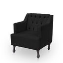 Ver imagem 5 de Kit 2 Poltronas para Sala de Estar Clássica Confortável e Reforçada Suede Elizabeth