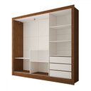 Ver imagem 5 de Guarda-roupa Casal Sophia 3 Portas 3 Gavetas com Espelho - Panorama Móveis