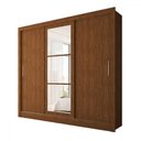 Ver imagem 3 de Guarda-roupa Casal Sophia 3 Portas 3 Gavetas com Espelho - Panorama Móveis