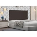 Ver imagem 3 de Cabeceira Painel Casal 1,40m Veneza Suede - Pallazio - Marrom Café