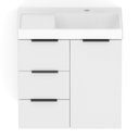 Ver imagem 3 de Kit Arenal Gabinete Gaveta e Porta 60x38 com Cuba