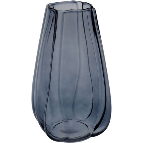 Vaso Decorativo Enfeite Casa Planta Home&co Vidro 28x15x15cm Marrom