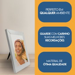 Porta Retrato Molduras para Foto 10x15cm com Vidro - 7
