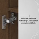 Ver imagem 7 de Multiuso 2 Portas Line - Imbuia Rústico
