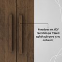Ver imagem 6 de Multiuso 2 Portas Line - Imbuia Rústico