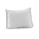 Ver imagem 1 de Par de Fronhas 180 Fios Algodão 50x70cm 2 Abas Padrão Hotel:verde