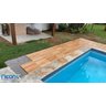 Deck de Madeira Modular 100x100 Cm Réguas 7 Cm Neonx com Pintura:osmocolor Nogueira Semi Tr - 5