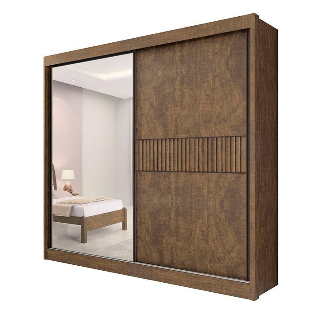 Guarda Roupa Titanium Ripado 2pts 100% Mdf D'doro Móveis- Ypê ...