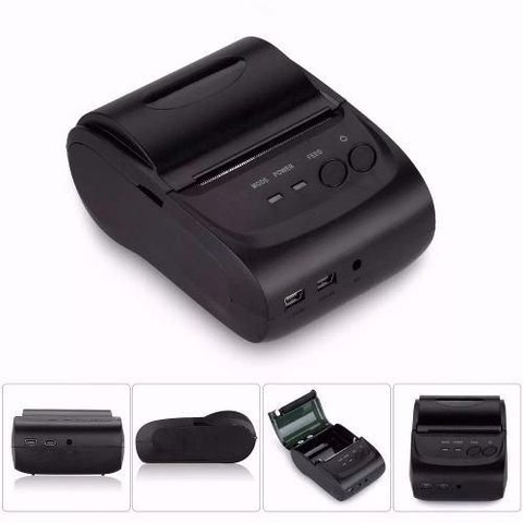 Impressora Portatil M80 Imp005b-bk Bluetooth Micro-usb 80mm Preta