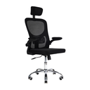 Ver imagem 4 de Cadeira de Escritório Diretor com Encosto de Cabeça Flink Healer Preto