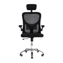 Ver imagem 1 de Cadeira de Escritório Diretor com Encosto de Cabeça Flink Healer Preto