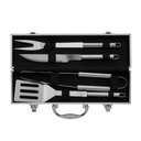 Ver imagem 2 de Kit Churrasco Profissional Inox C/ Maleta Churrasqueiro N/A