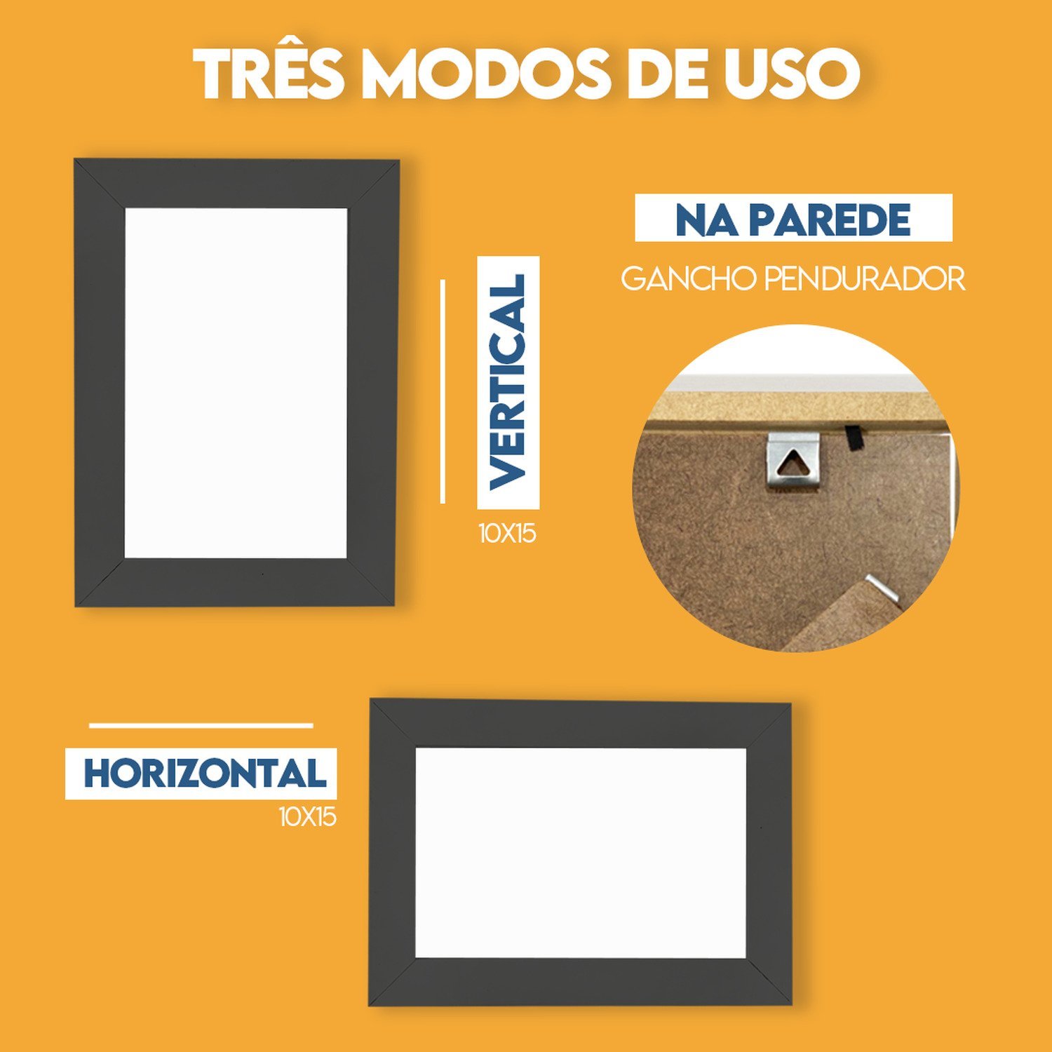 Porta Retrato de Vidro 15 Cm X 21 Cm - 5