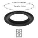 Ver imagem 3 de Queimador Duplo Completo para Fogão Industrial Ferro 20,2cm