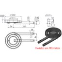 Ver imagem 2 de Queimador Duplo Completo para Fogão Industrial Ferro 20,2cm
