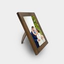 Ver imagem 3 de Porta Retrato de Vidro 15x21cm Moldura para Fotos para uso na Vertical e Horizontal