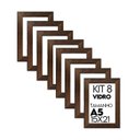 Ver imagem 2 de Porta Retrato de Vidro 15x21cm Kit com 8 Unidades Lembrancinha de Festa