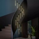 Ver imagem 4 de Lustre Pendente Gota Brilho Preto Cristal Led Domum