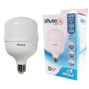 Lampada Bulbo Led 40w Bivolt Galaxy