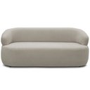 Ver imagem 3 de Sofá 2 Lugares Orgânico Sala de Estar Living 140cm Carmen F04 Veludo Bege - Lyam Decor