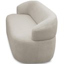 Ver imagem 4 de Sofá 2 Lugares Orgânico Sala de Estar Living 140cm Carmen F04 Veludo Bege - Lyam Decor
