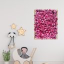 Ver imagem 2 de 1 Painel de Parede 60x40 Flores Artificiais para Festas e Decoração de Casa - Rosa
