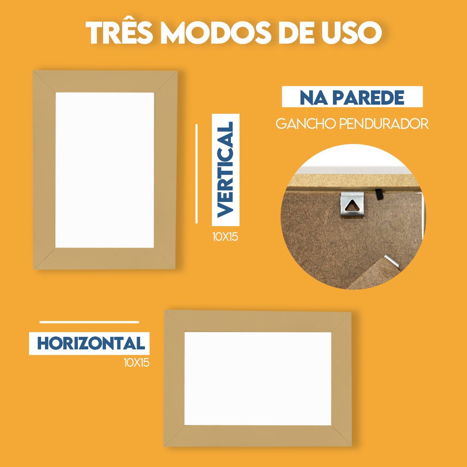 Porta Retrato de Vidro 21x30cm Kit com 3 Unidades Lembrancinha de Festa - 5