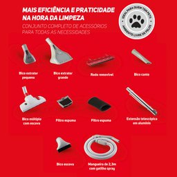 Extratora Profissional de Sujeira Wap - Aqua Cleaner | 220V - 7