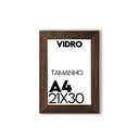 Ver imagem 2 de Porta Retrato de Vidro 21x30cm Moldura para Fotos uso na Vertical e Horizontal