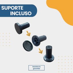Espelho Adnet Redondo 30cm com Alça e Suporte para Sala Quarto Banheiro Hall - 9
