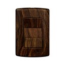 Ver imagem 1 de Interruptor 3 Teclas Simples com Placa 4x2 Matiz Pluzie:imbuia