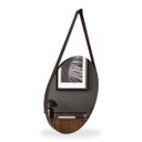 Ver imagem 4 de Espelho Adnet Redondo 30cm com Alça e Suporte para Sala Quarto Banheiro Hall