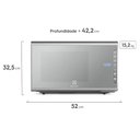 Ver imagem 6 de Micro Ondas Electrolux Prata com Painel Integrado 31l Mi41s