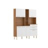 Cozinha Modulada Completa Encanto C/ 7 Portas e 2 Gavetas 163x194 Amendola/branco - Demóbile - 1