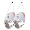 Espelho Adnet Redondo 30cm Kit com 2 Unidades para Banheiro Hall Sala - 2